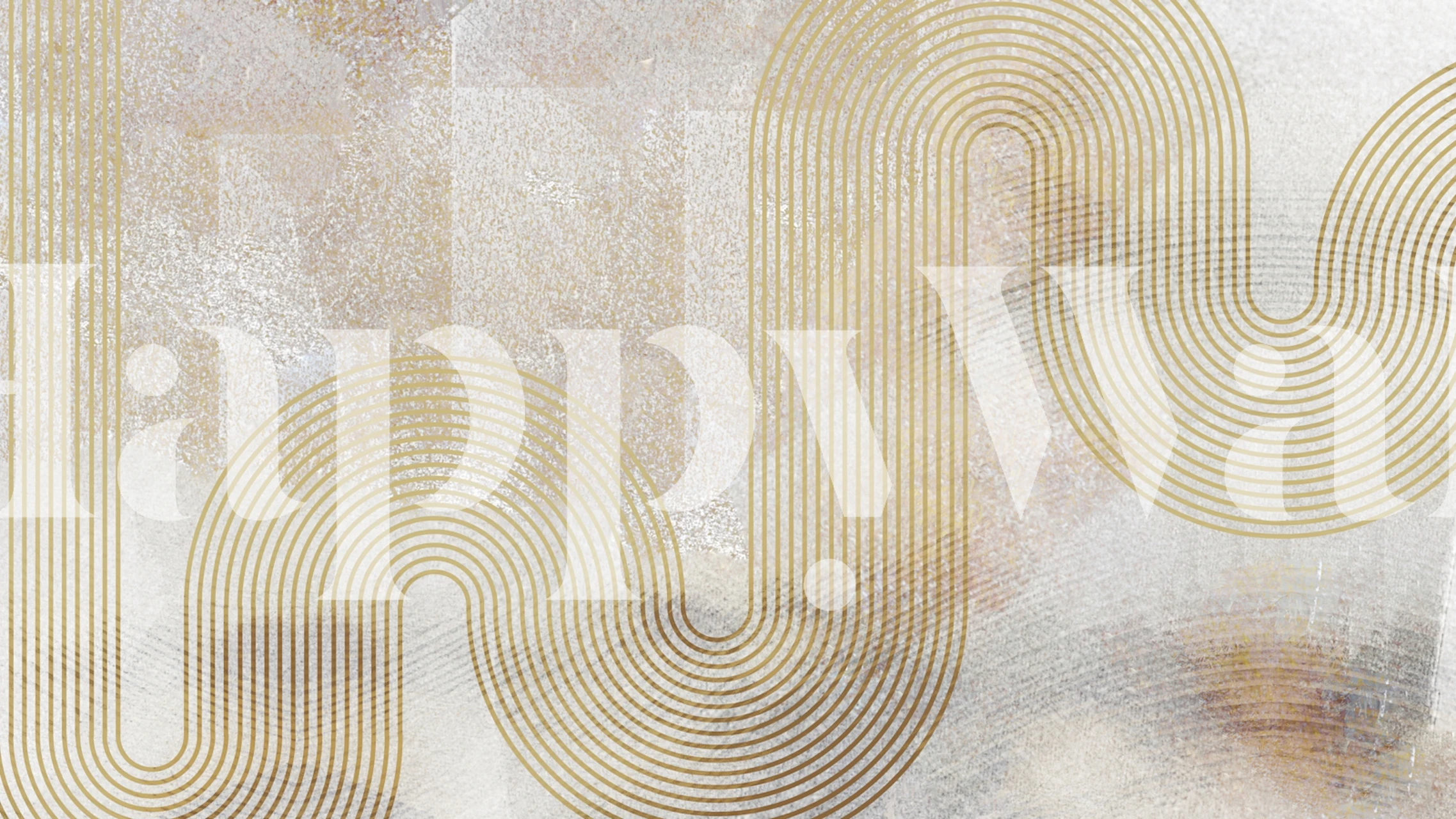 Rainbow Oil Paint Clay tapet i et rum