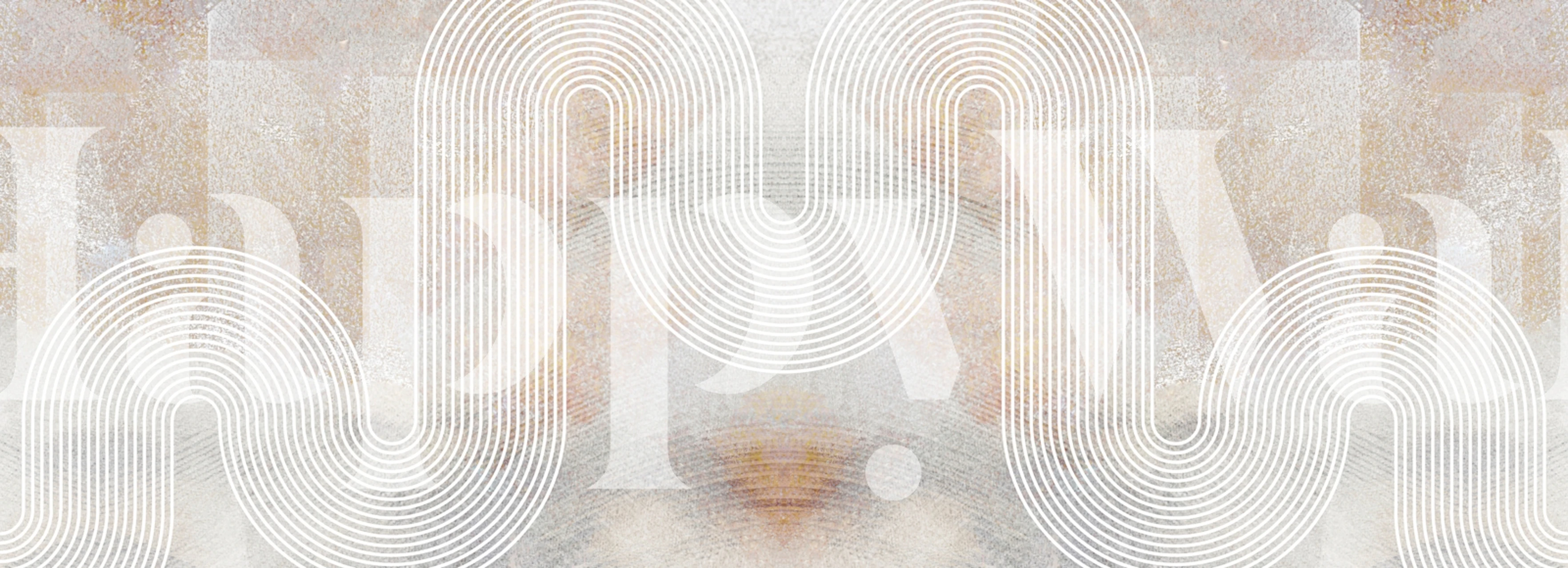 Rainbow Oil Paint Clay wallpaper in a room