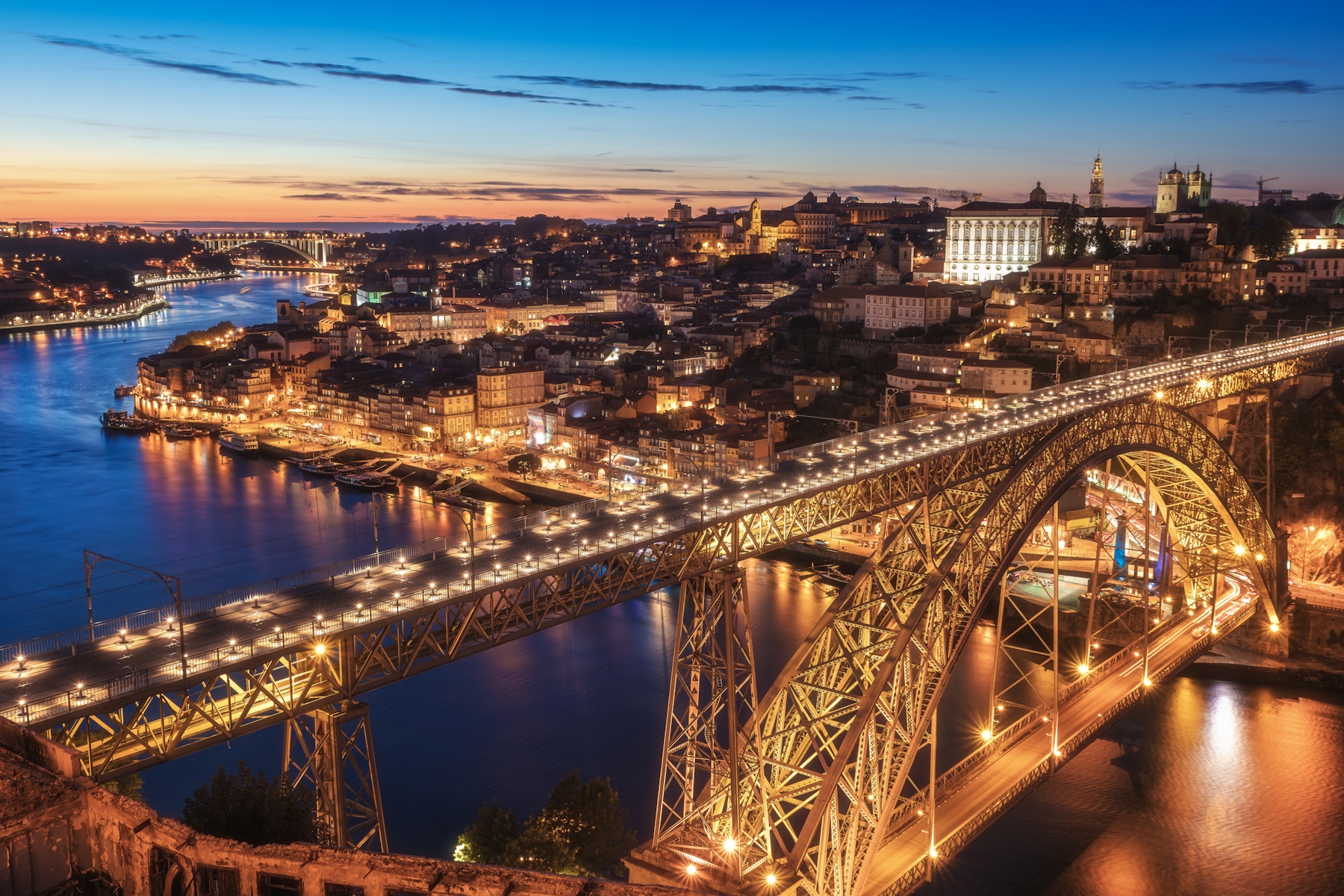 Portugal Porto Blue Hour Wallpaper Buy Online Happywall
