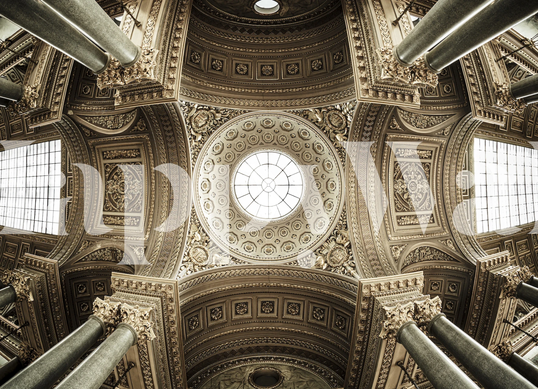 Decorazione murale per soffitto interno del Palazzo di Versailles III