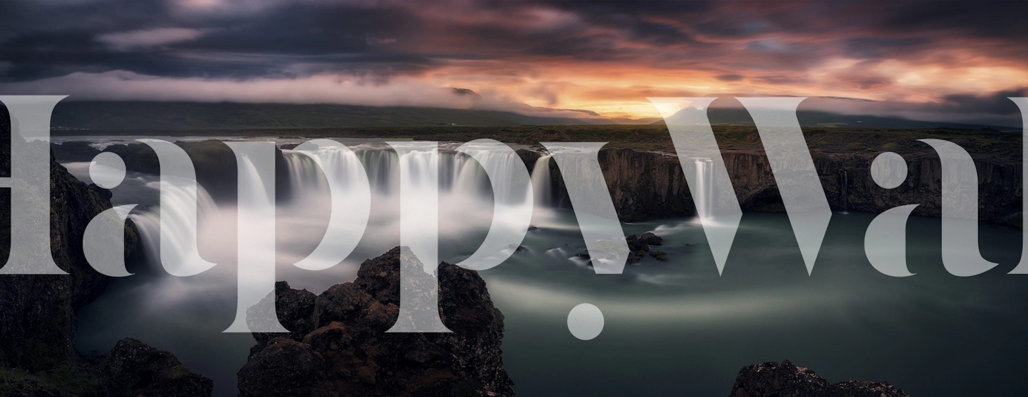 Carta da parati Fire and Water mostrata in una stanza