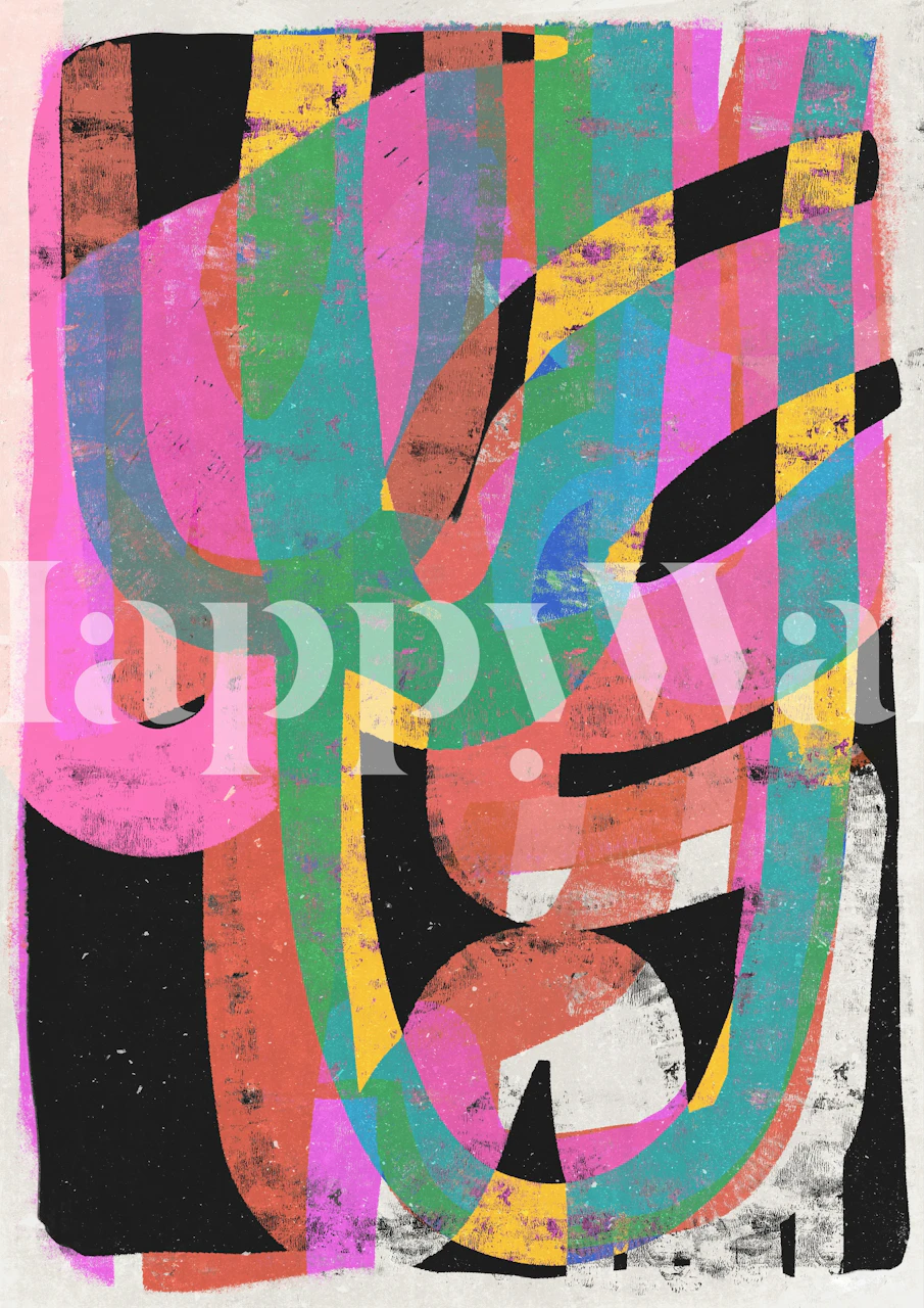 Vibrant Junge (Party) wallpaper in a room