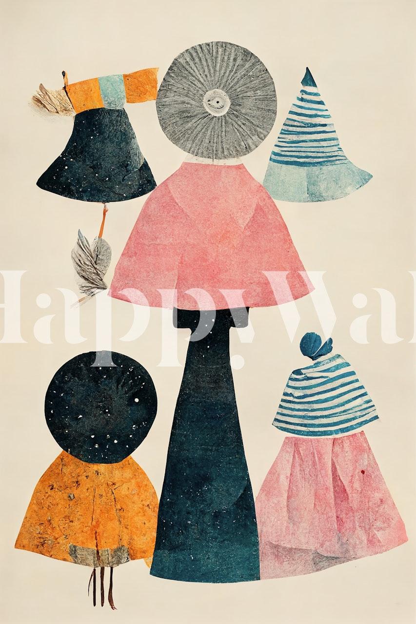 Giant Mushroom ταπετσαρία σε ρύθμιση δωματίου