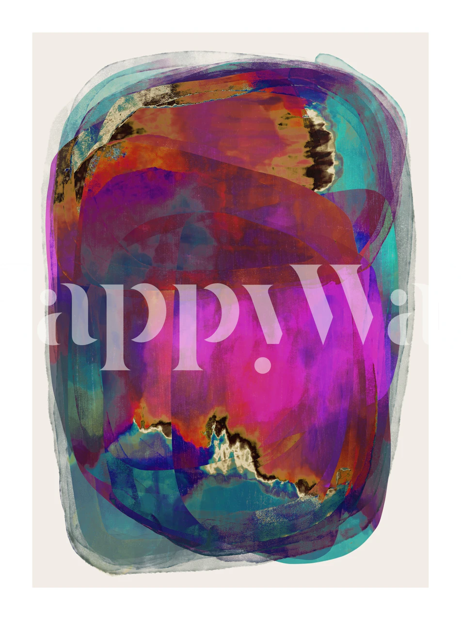 Abstract wallpaper design featuring vibrant colors