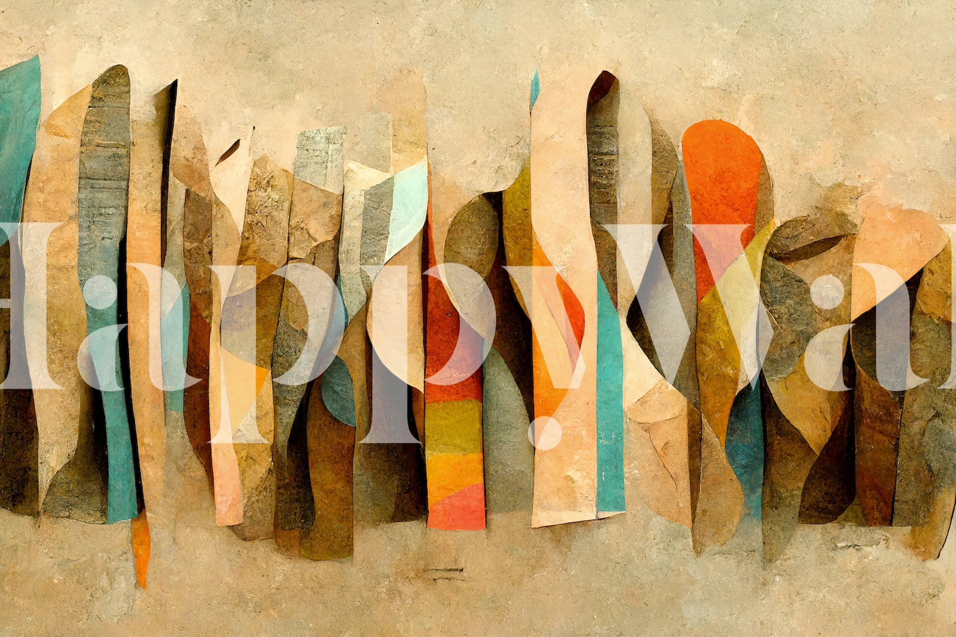 Scrolls ταπετσαρία σε ρύθμιση δωματίου