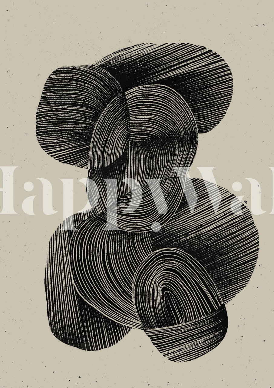 Straw No 2 -tapetti esitelty huoneessa