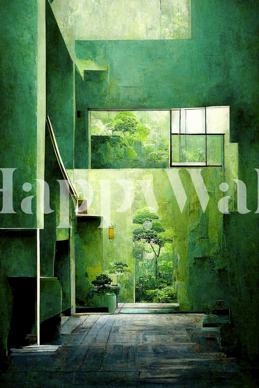 The Green House tapet i en rumindstilling