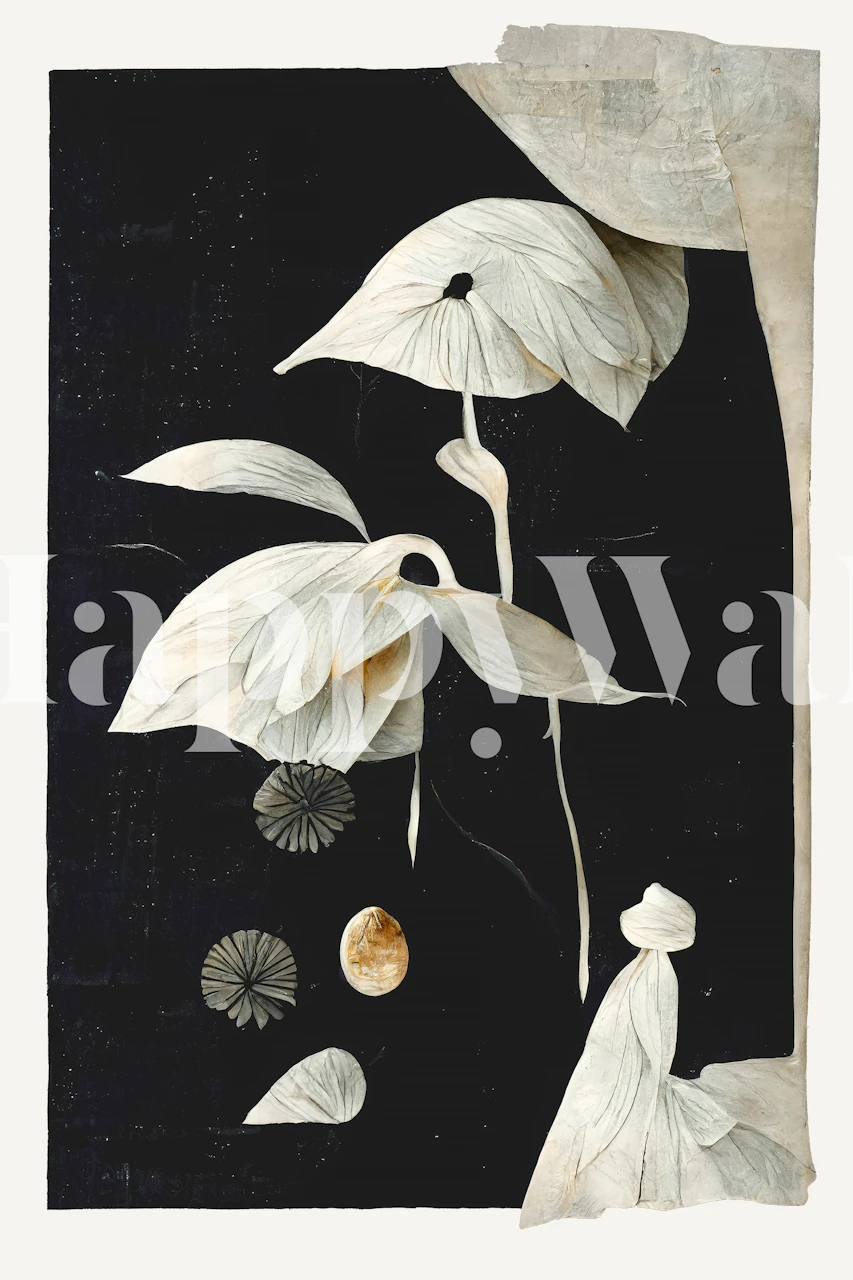 The Seed wallpaper in a stylish room