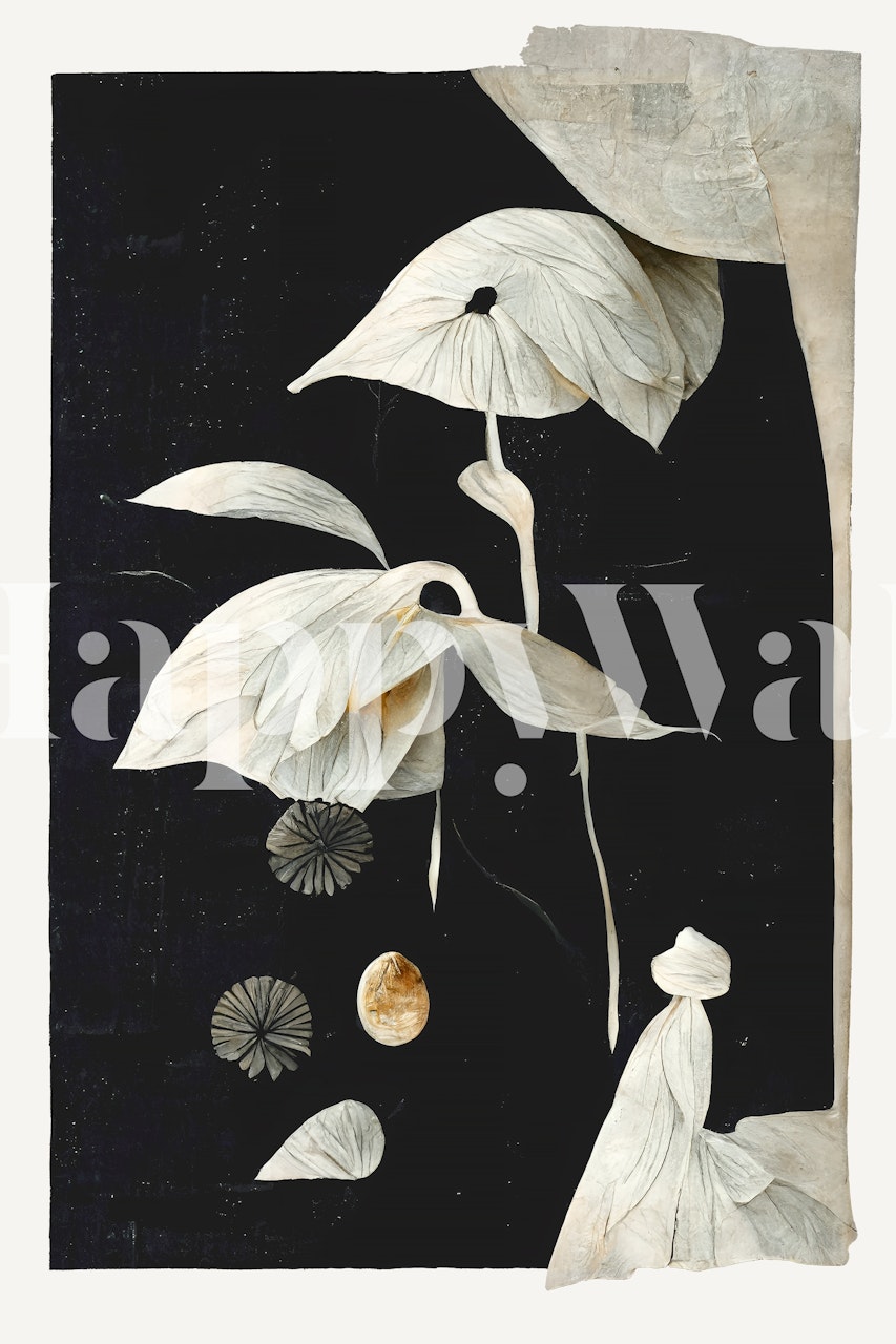 The Seed wallpaper in a stylish room