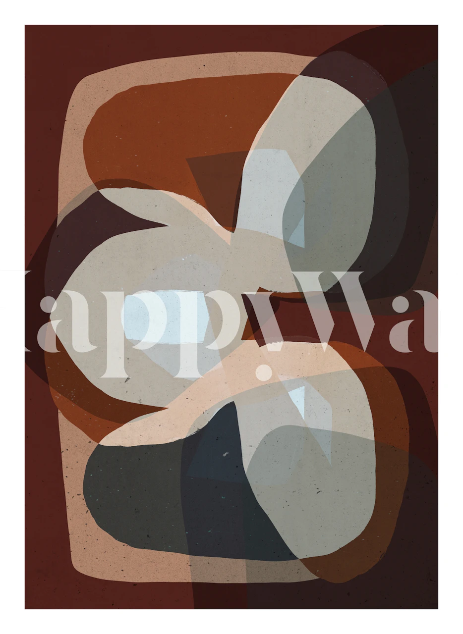 Trio tapet i en modern rumsmiljö