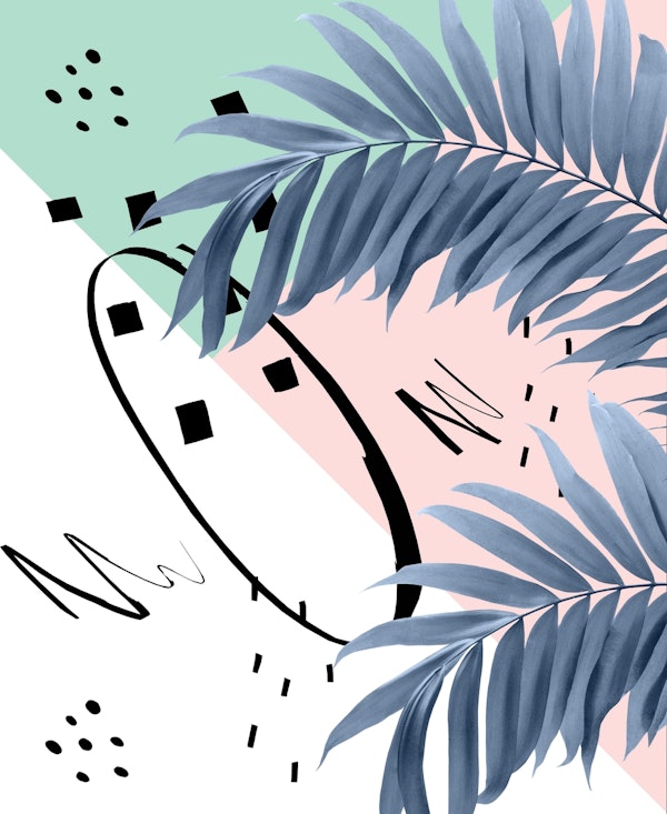 Palms Cali Vibes Abstract 1