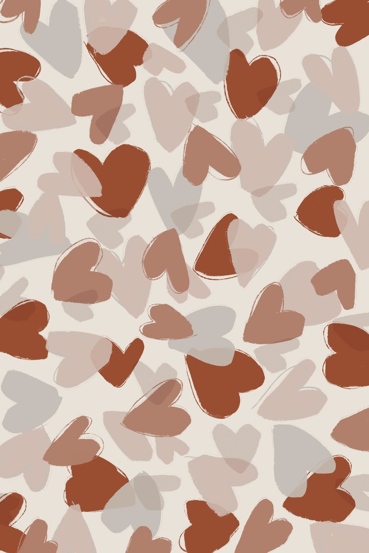 Pastel Hearts wallpaper | Happywall