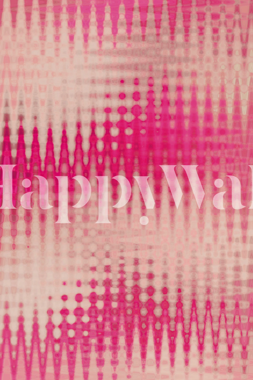 Tapeta Pink Blurred Pattern v místnosti