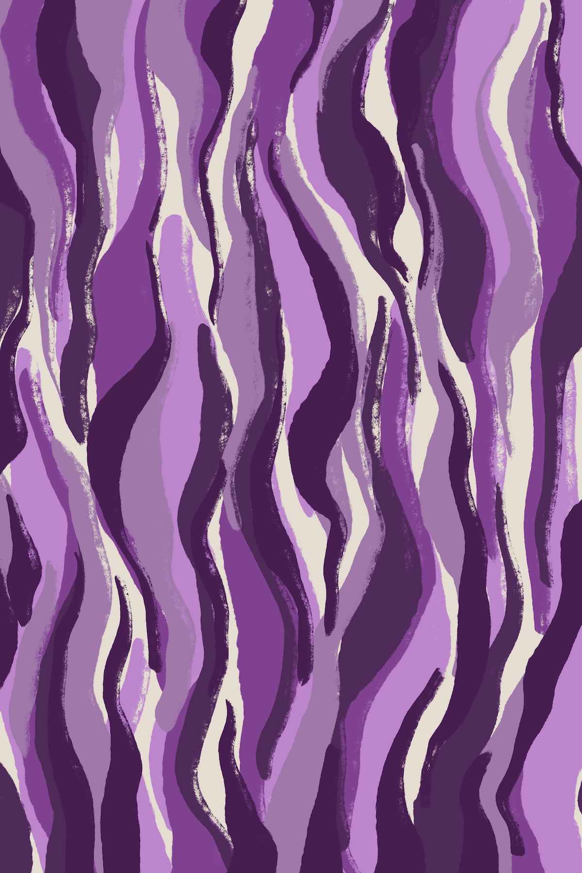 Purple Tiger Pattern Wallpaper - Buy Online | Happywall