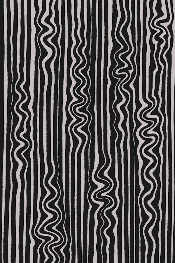 Waves in Stripes Pattern