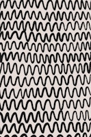 Thin Black Waves Pattern ταπετσαρία