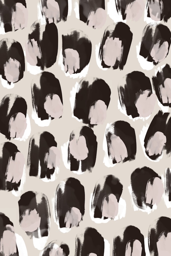 Big Brown And Beige Dots