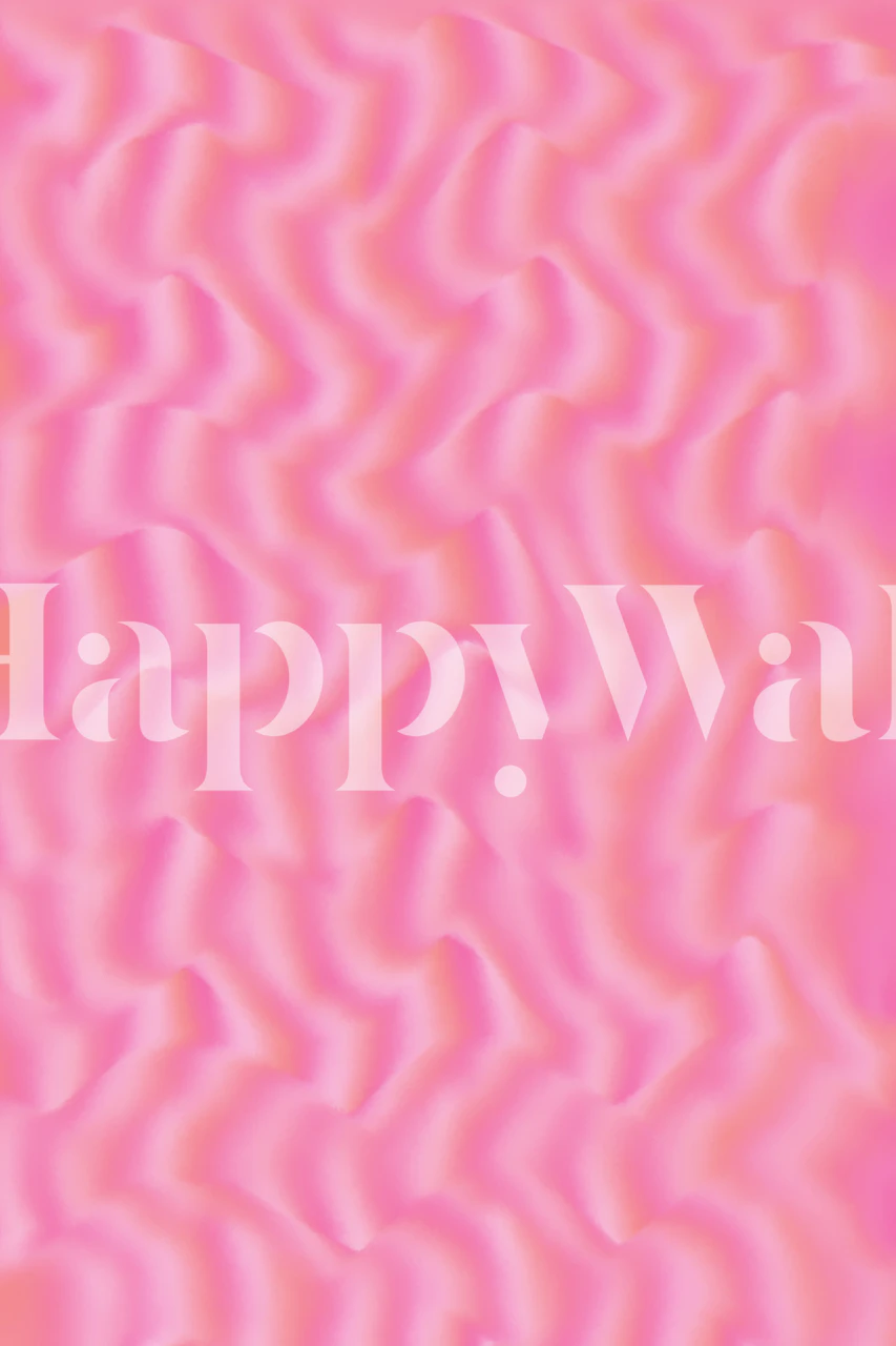 Wavy texture in shades of pink wallpaper