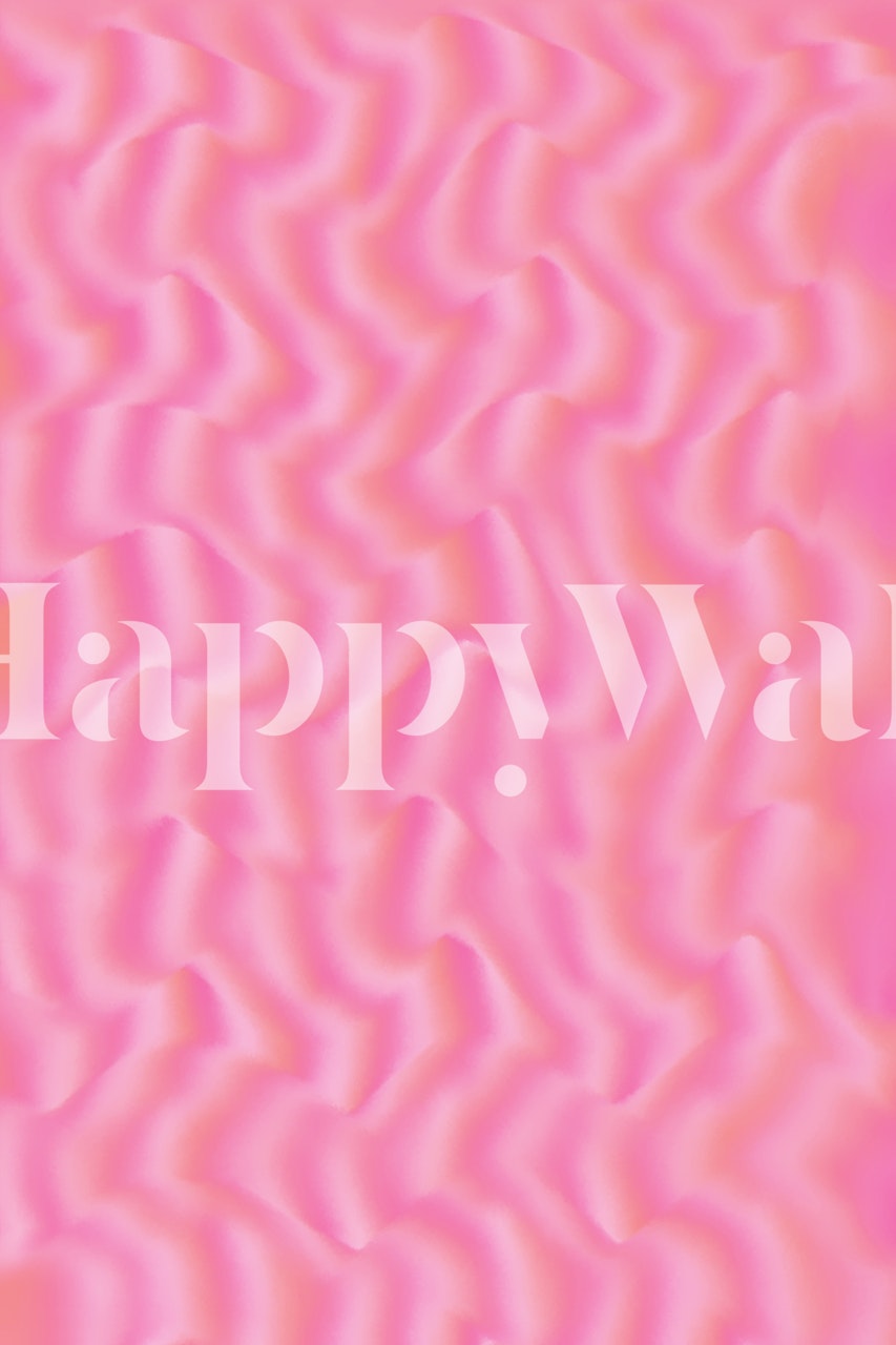 Wavy texture in shades of pink wallpaper