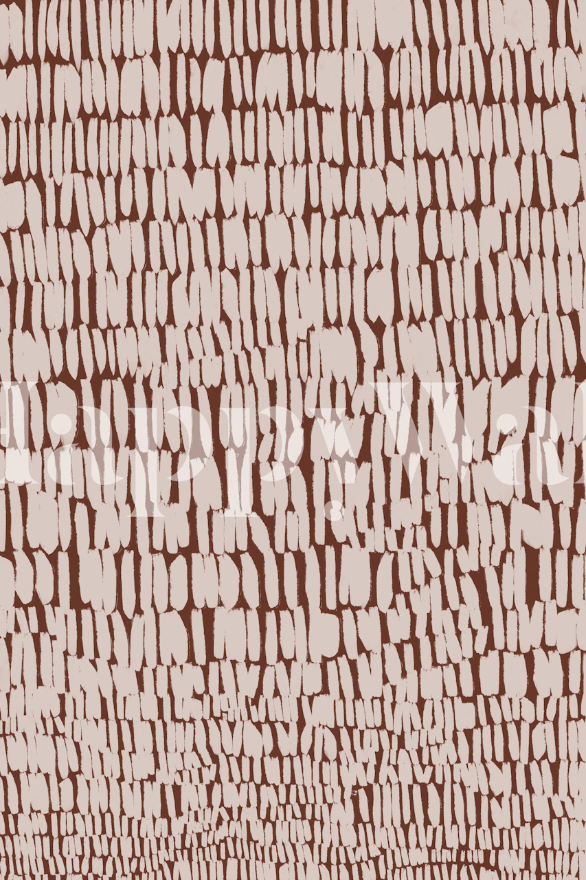 Tapeta Short Beige Strokes Pattern v místnosti