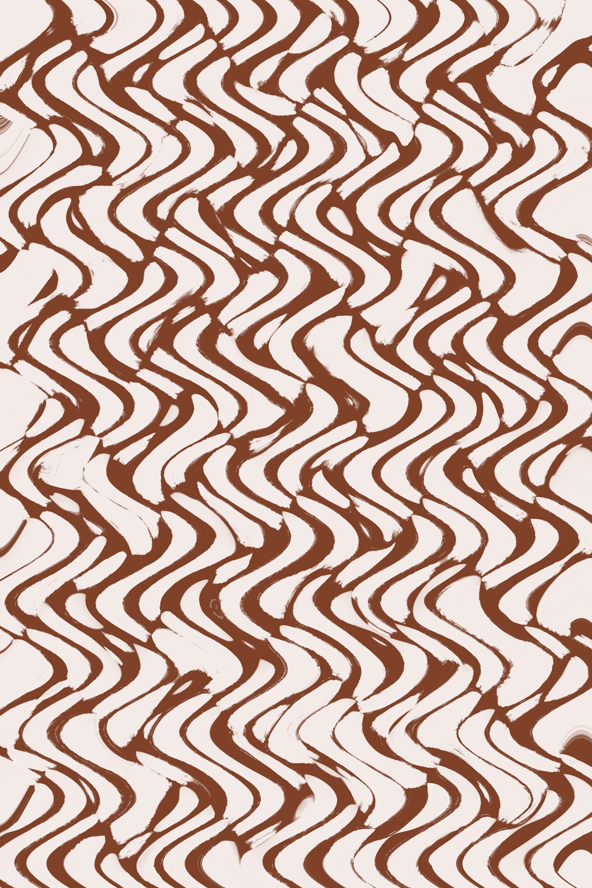 Beige Wavey Zig Zag Pattern Wallpaper Happywall