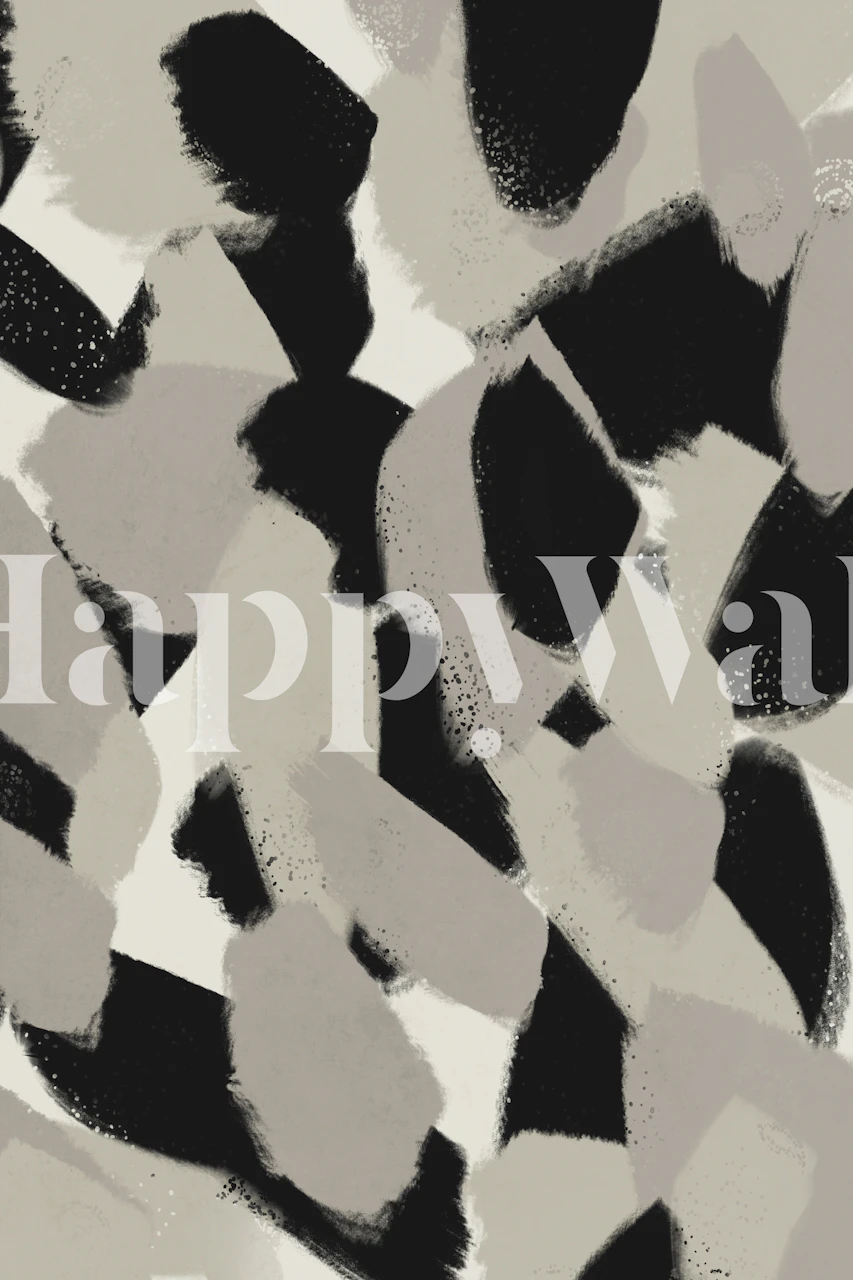 Big Stony Pattern wallpaper displayed in a room