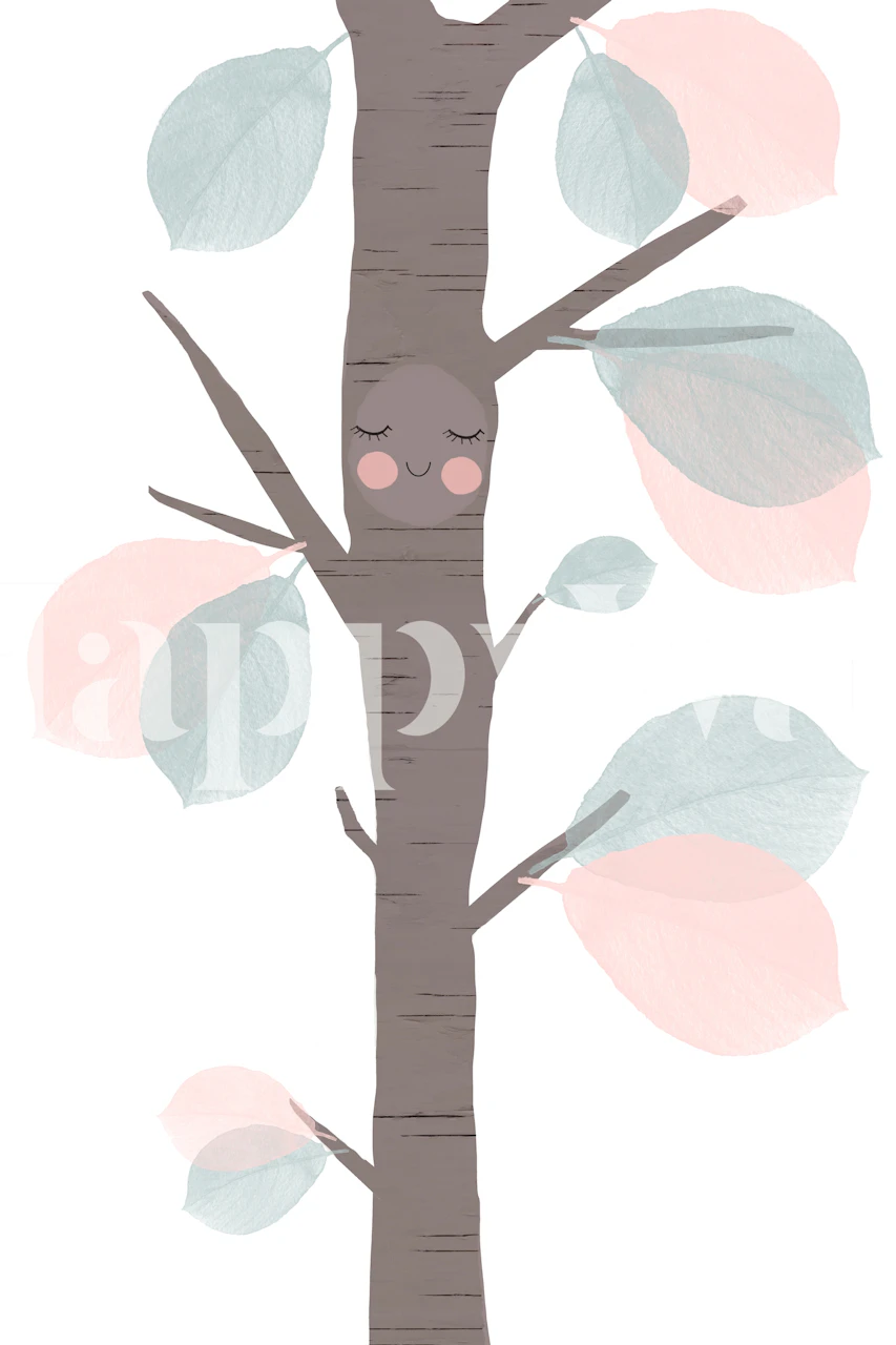 Little Tree wallpaper in a room