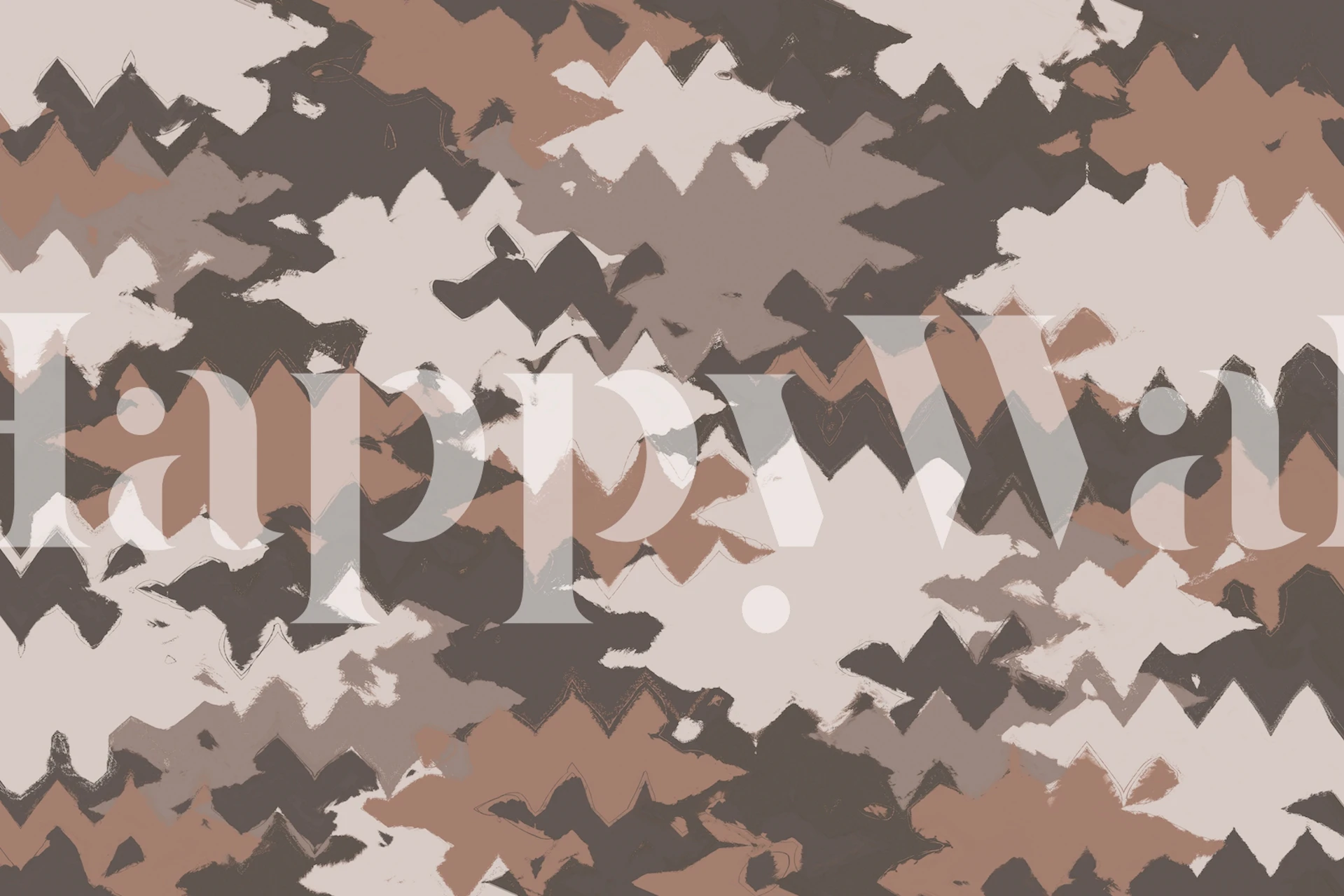 Shaky Pastel Pattern Square v pokoji