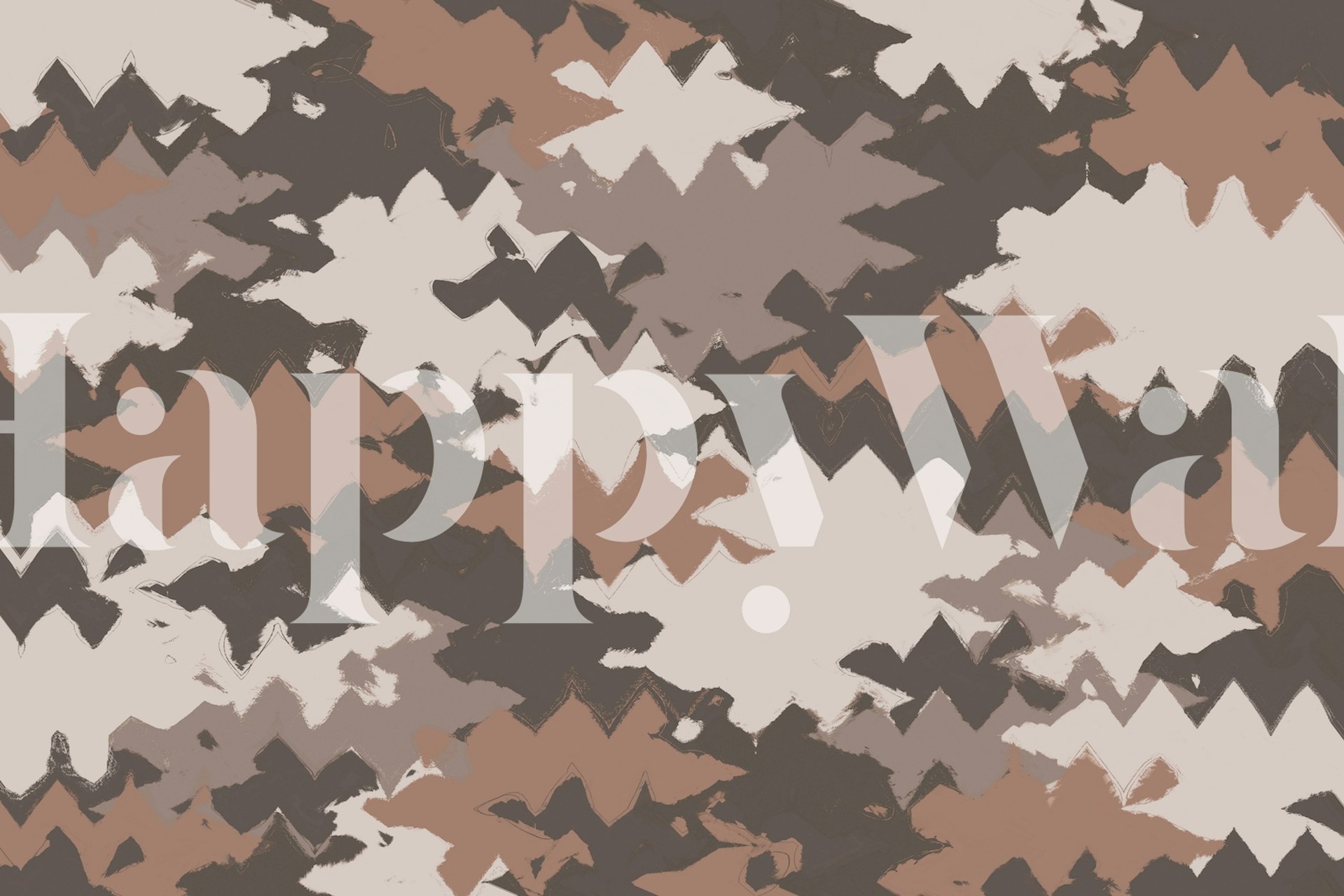 Shaky Pastel Pattern Square σε ένα δωμάτιο