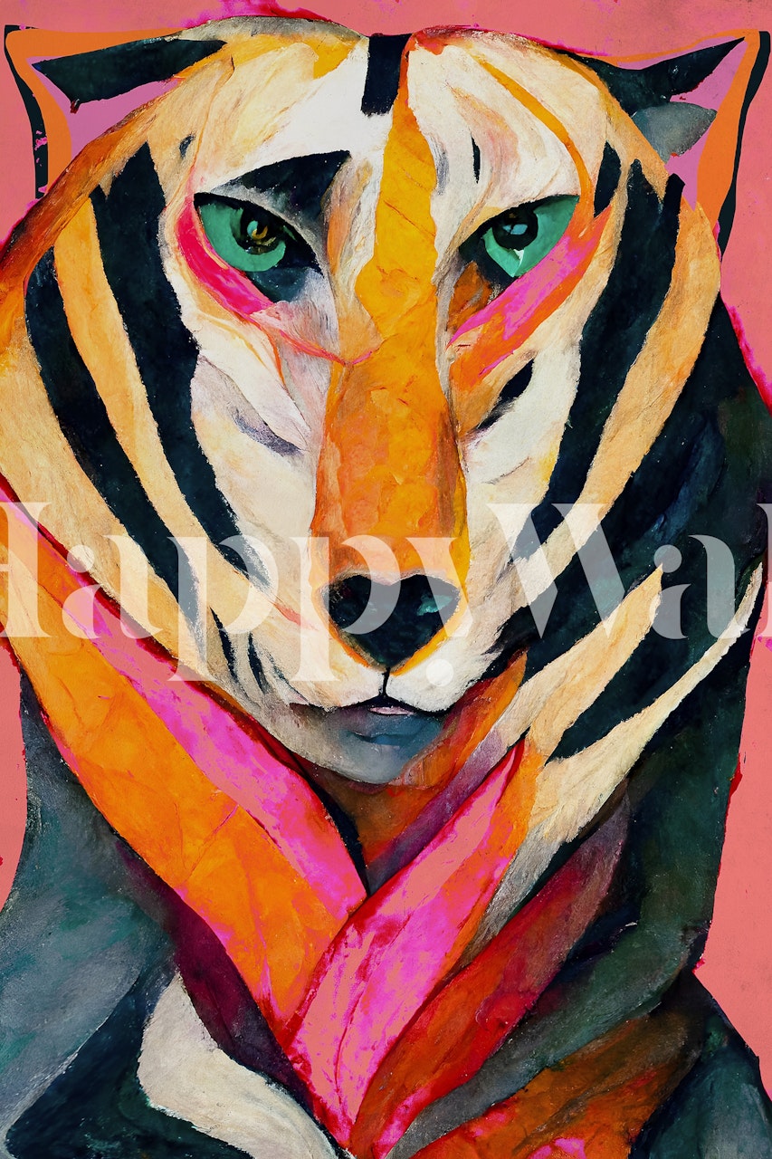 The Tiger tapeta u elegantnoj sobi