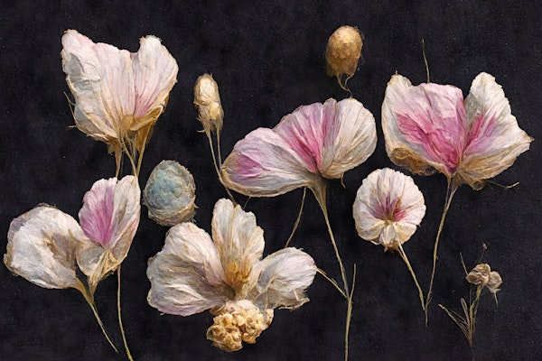 Gentle Pink Dry flowers