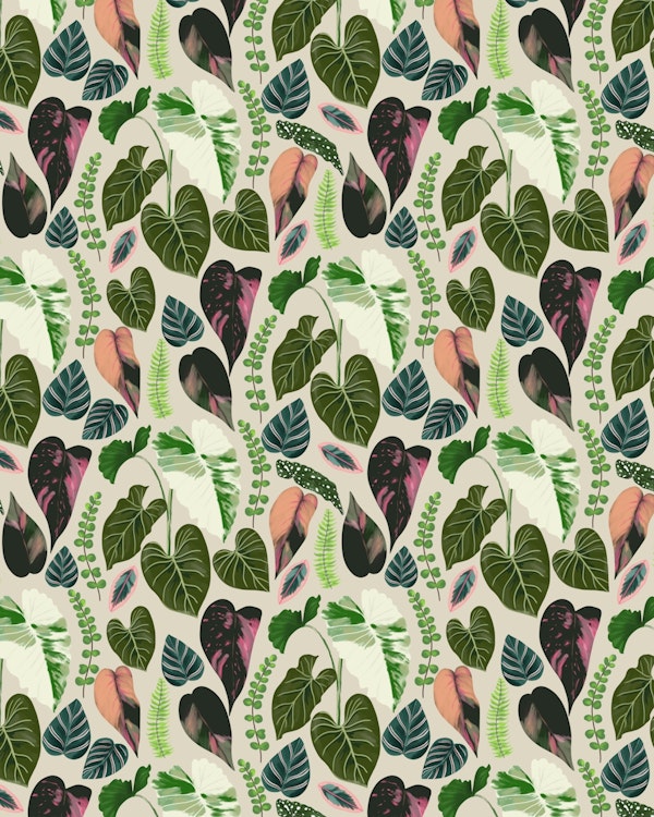 Tropical Leaves Small