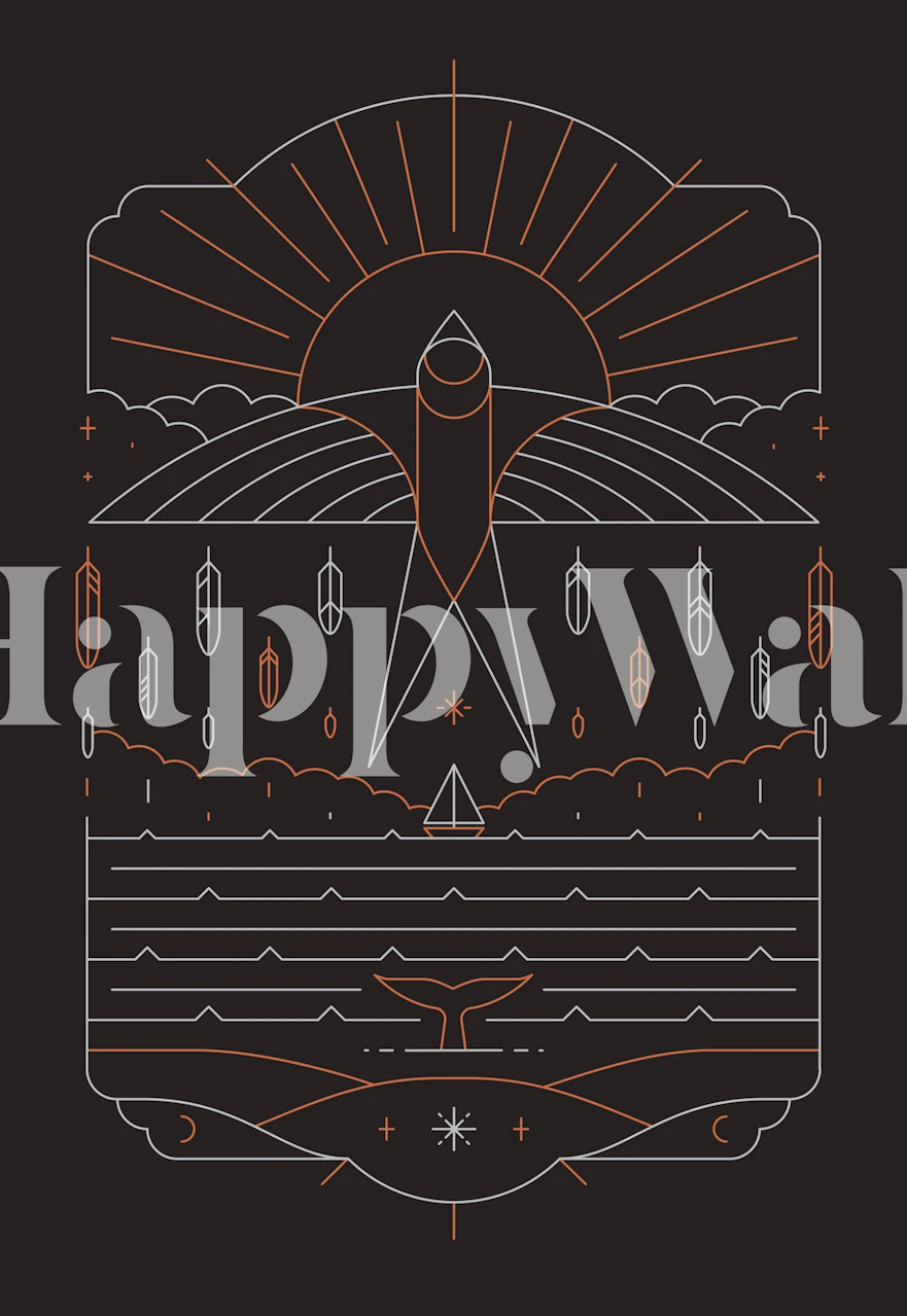 The Navigator wallpaper design in a room