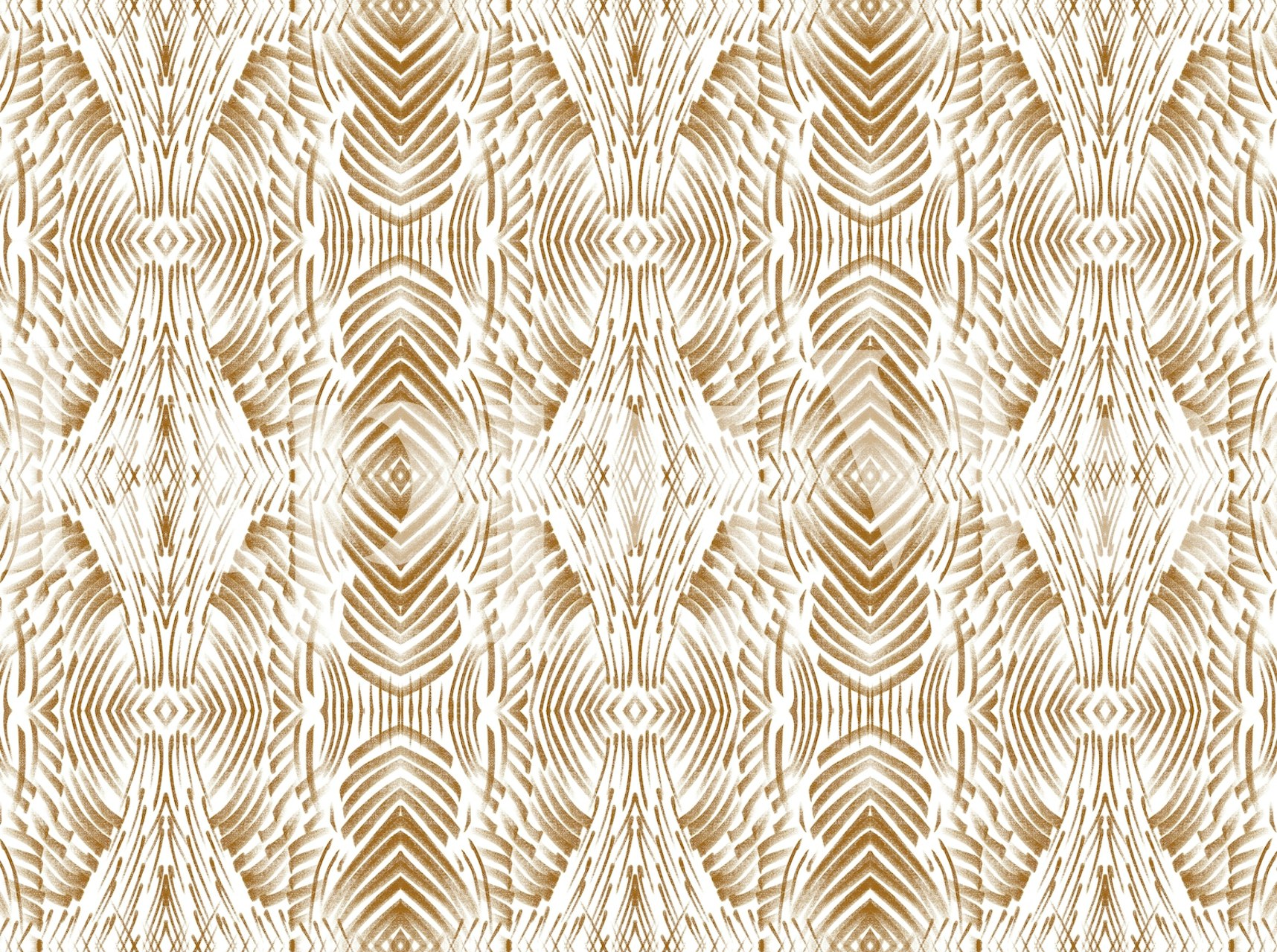 Mønster abstract strokes tapet vist i et rom