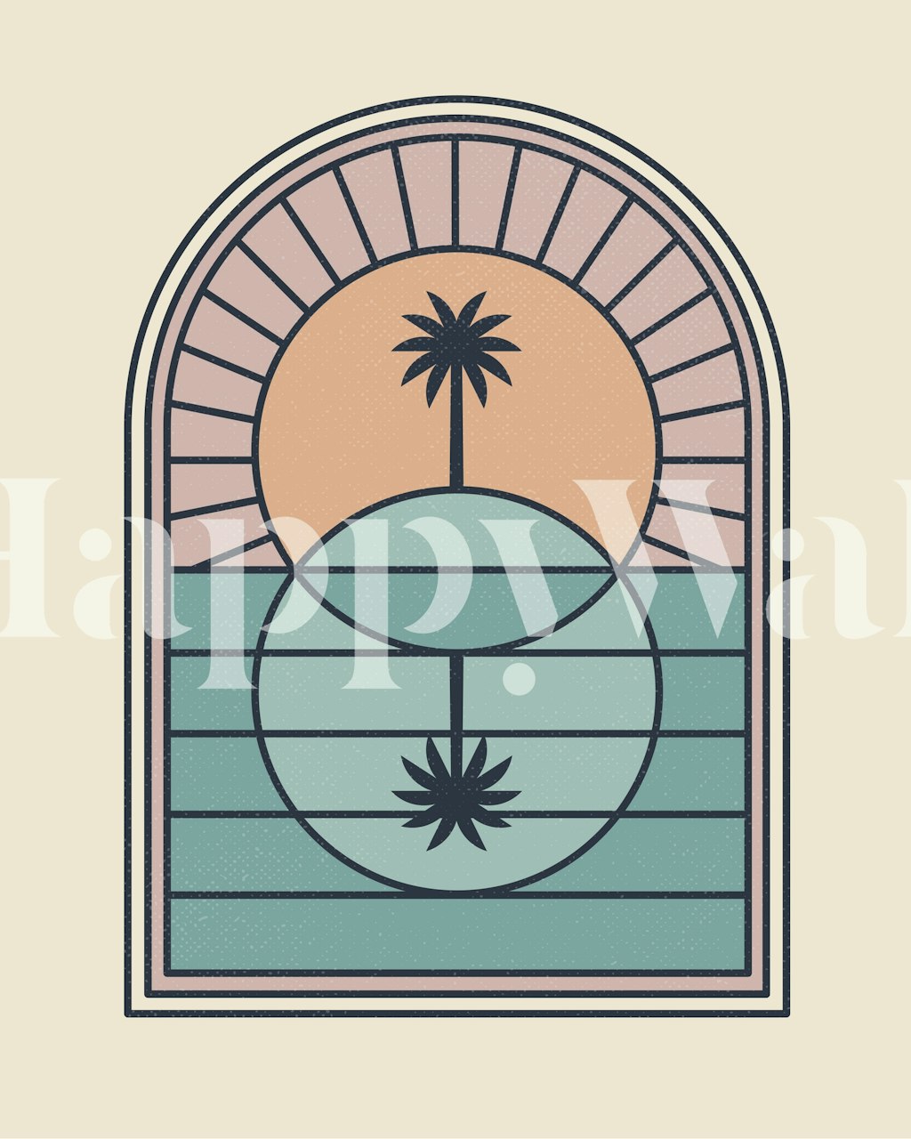 Tapeta Venn Island w aranżacji pokoju