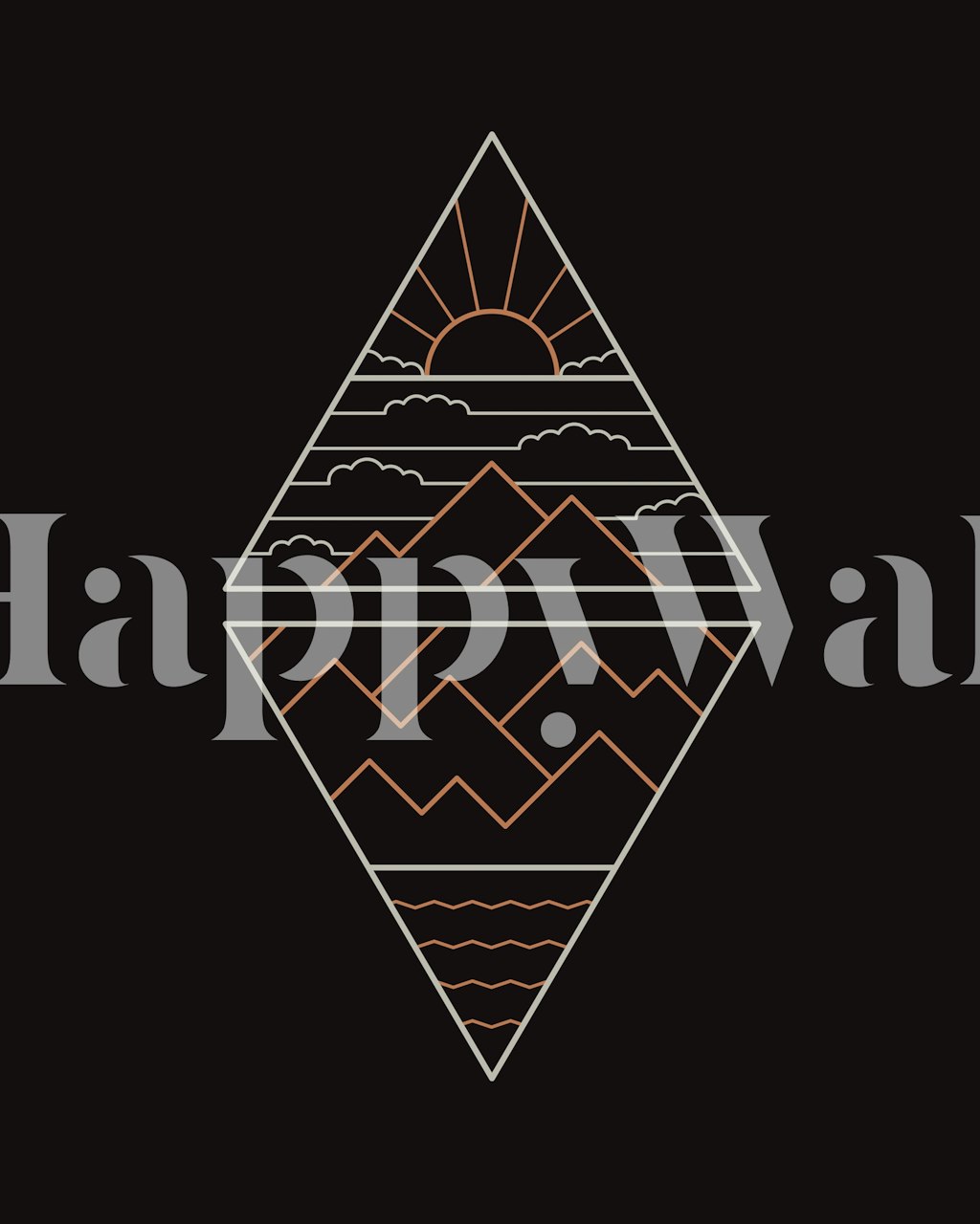 Earth Air Fire and Water tapetdesign i rom