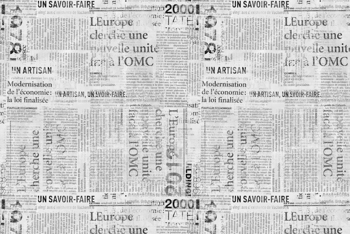 Newspapers by Galerie - Black / White - Wallpaper : Wallpaper Direct