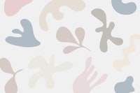 Pastel Organic Shapes tapete