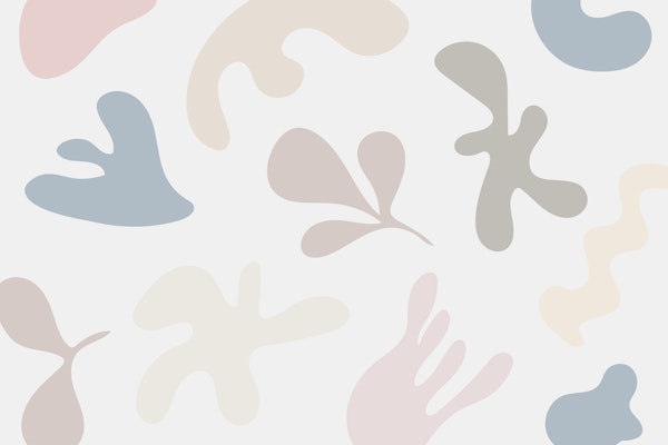 Pastel Organic Shapes