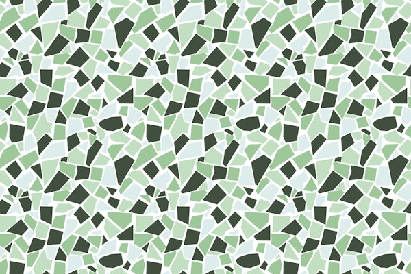 Mosaic art 1 green
