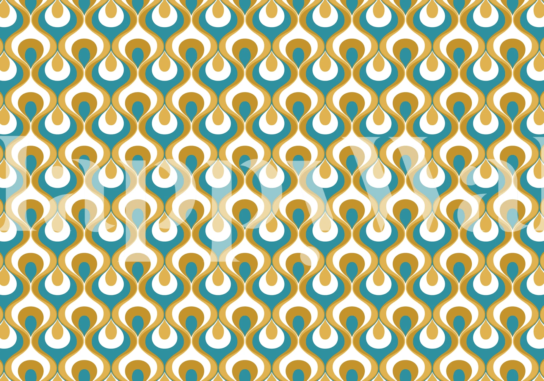 Retro Mood 24 wallpaper in a room setting