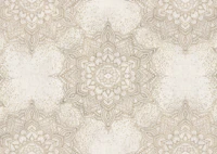 Boho golden mandala stars - soft beige tapete
