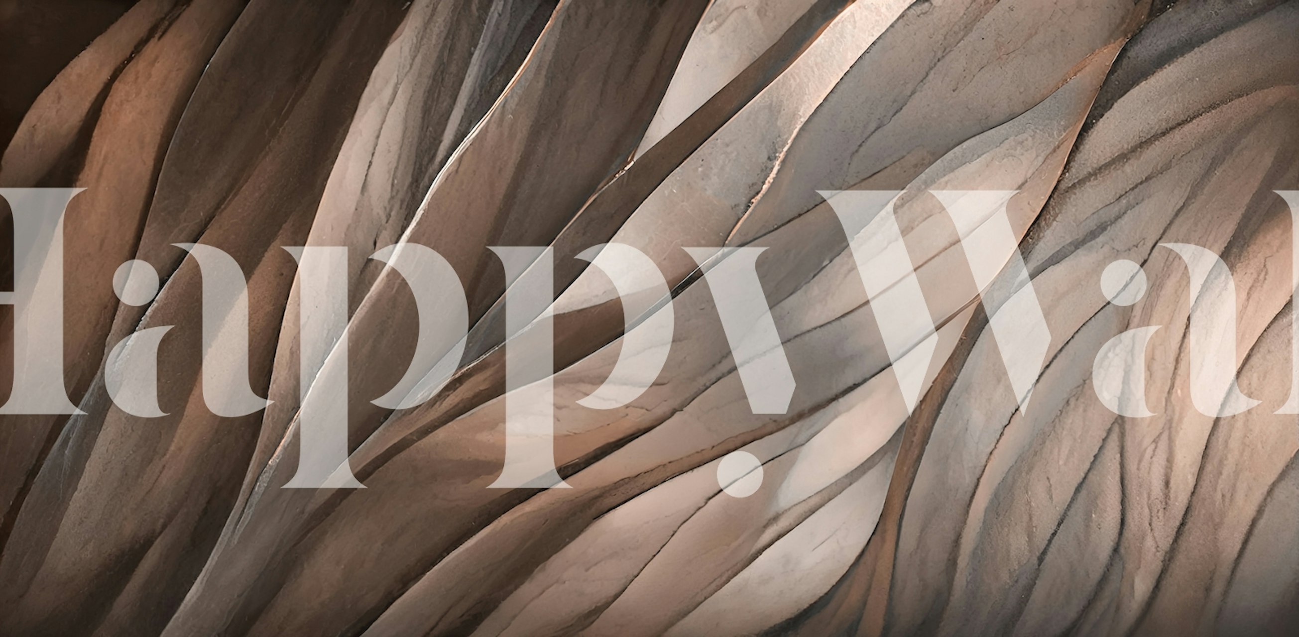 Soft pastel brush strokes wall mural with soothing hues