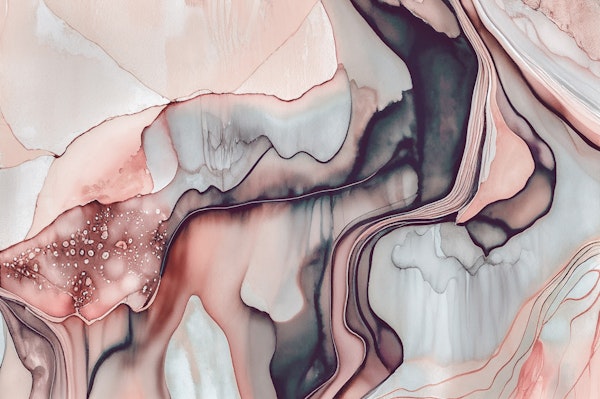 Soft Pastel Pink Abstract
