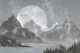 The ice blue lake