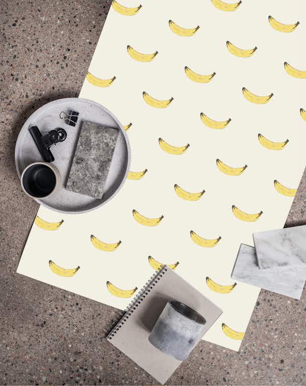 Happy Bananas carta da parati roll