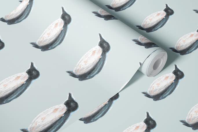 Little Penguinswallpaper roll