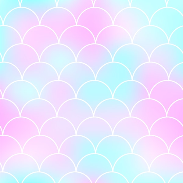 Large mermaid scales