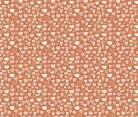 Heart Doodles in Sepia papiers peint