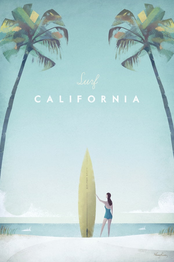 California Travel Poster